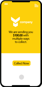 mobile phone receiving notification to collect mobile payment